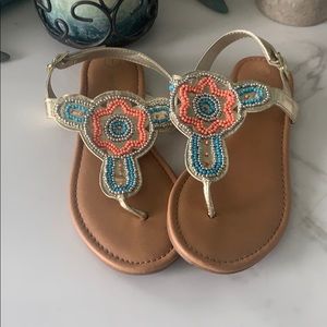 Gorgeous like new girls cat & jack Sandals size 1